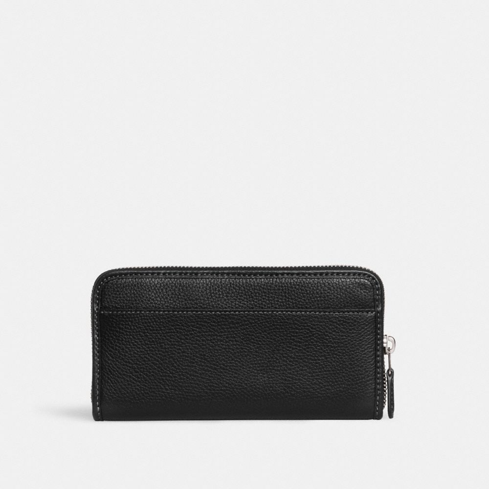 COACH®,Disney X Coach Accordion Zip Wallet With Walt Disney World Motif,,Back View