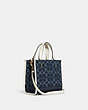 Dempsey Tote Bag 22 In Signature Jacquard With Coach Patch