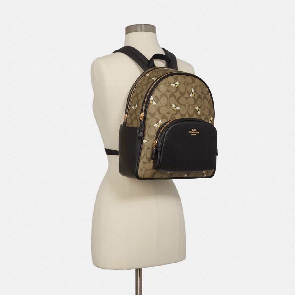 Coach Court Backpack In Signature Canvas