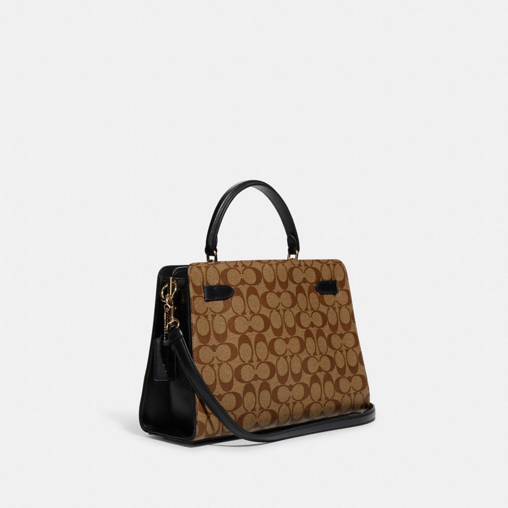 COACH OUTLET®  Lane Carryall In Blocked Signature Canvas