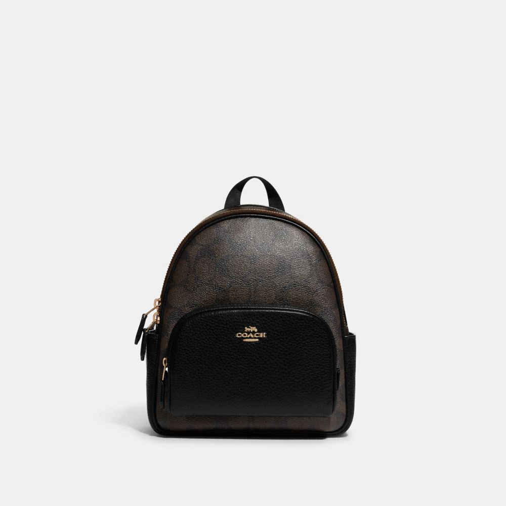 Coach mini backpack size on sale