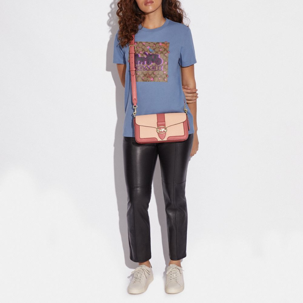 COACH®,Georgie Shoulder Bag In Colorblock,,Detail View