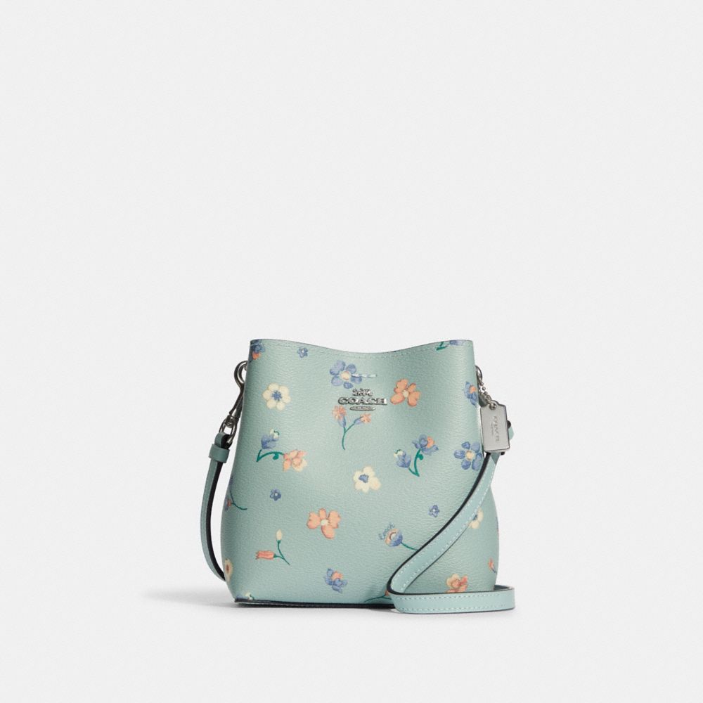 COACH®  Small Town Bucket Bag In Signature Canvas With Mystical Floral  Print