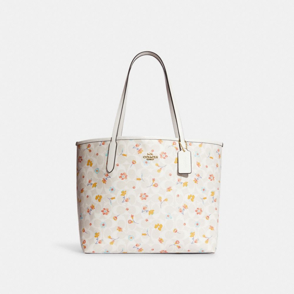 COACH OUTLET®  City Tote In Signature Canvas