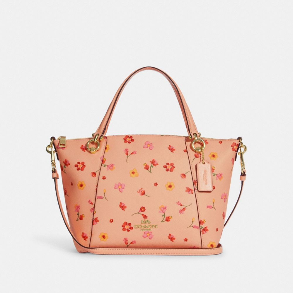 Coach floral cheap ava tote