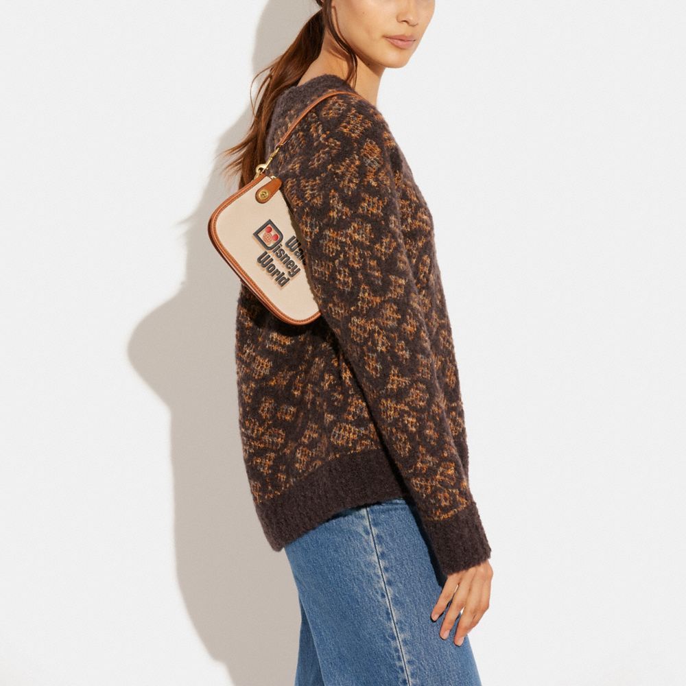 Disney X Coach Swinger Bag 20 With Walt Disney World Motif