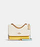 COACH®,KLARE CROSSBODY BAG IN COLORBLOCK,Medium,Gold/Chalk Multi,Front View