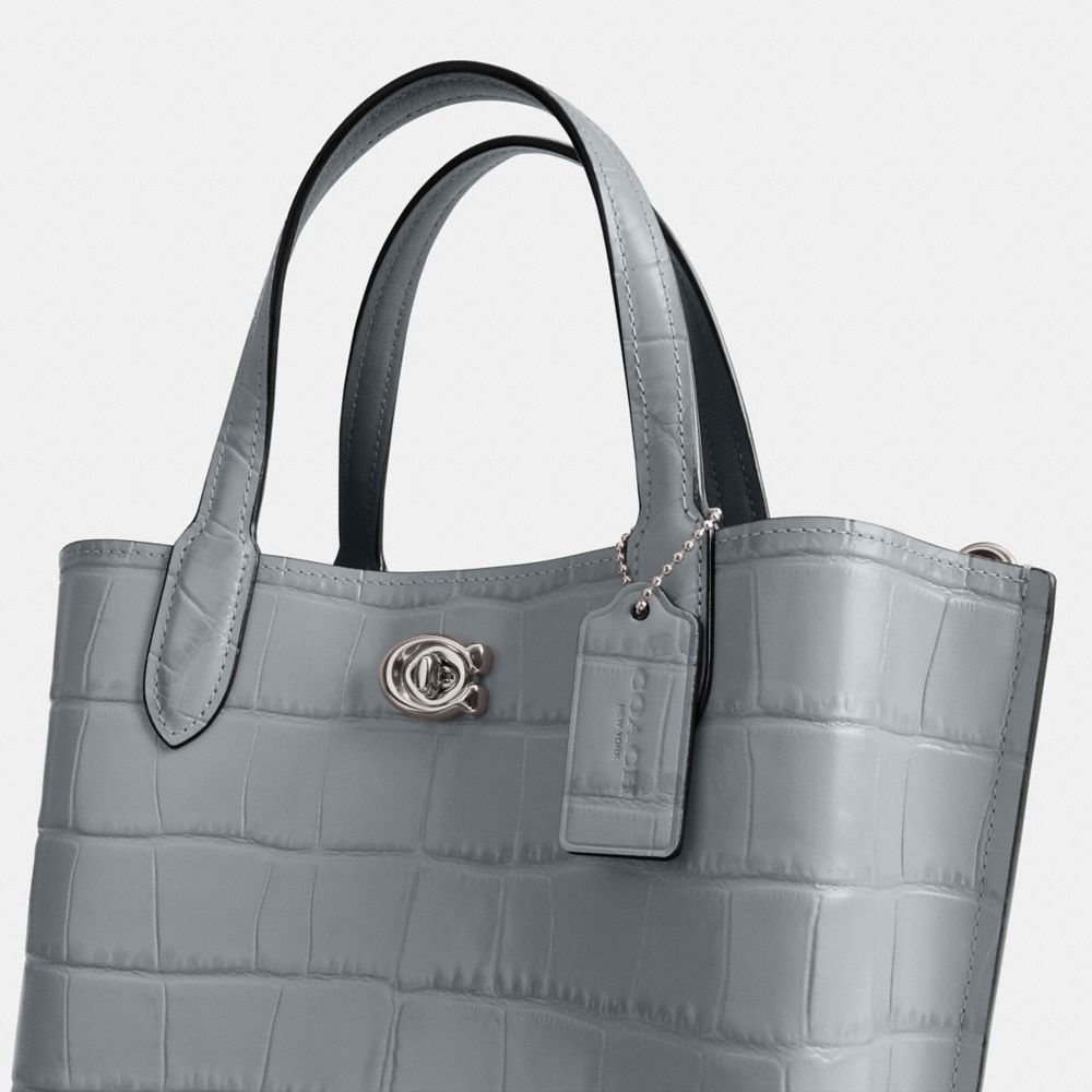 Gray coach bag on sale