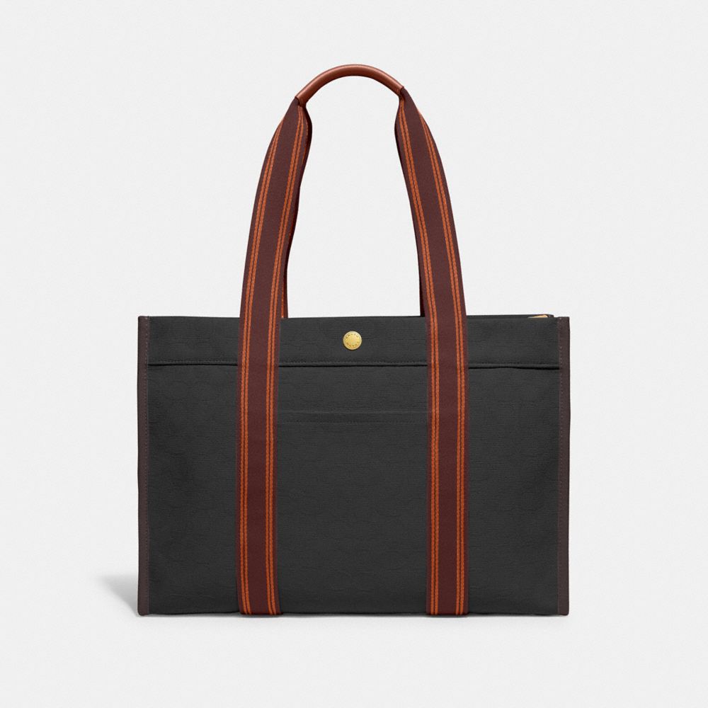 coach signature spin tote 42