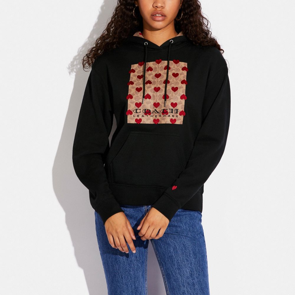 Valentine's Day Hoodie In Organic Cotton