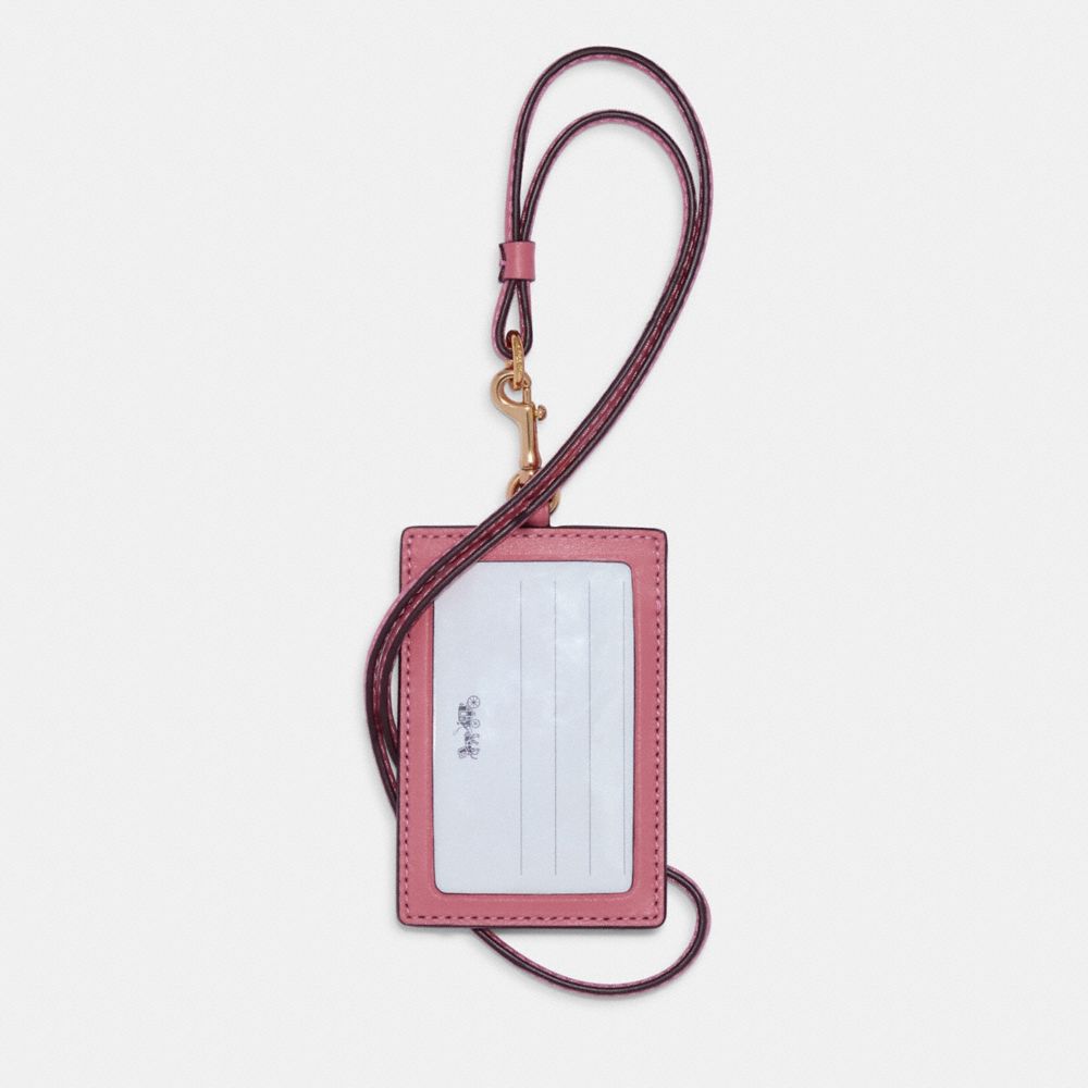 Id Lanyard With Garden Plaid Print