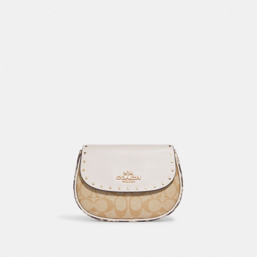 Coach light saddle discount wallet