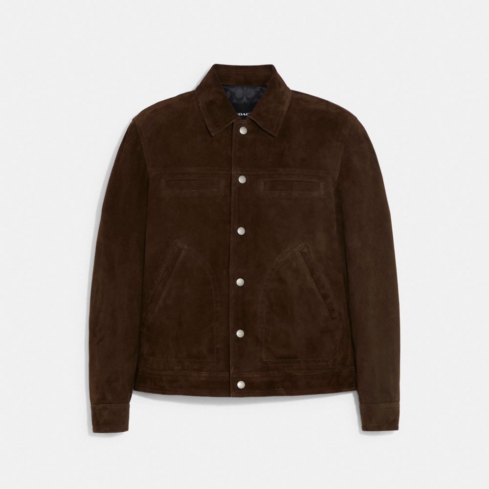 Coach shop suede jacket