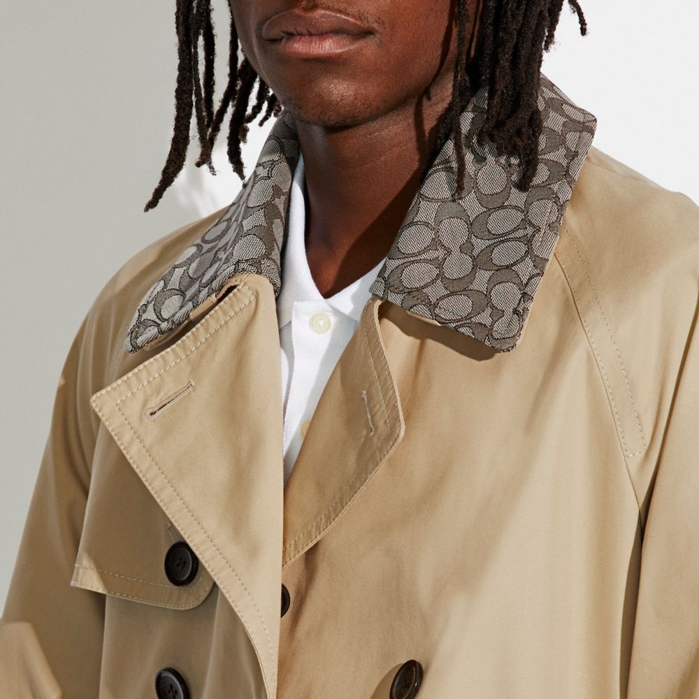 Louis Vuitton Long Leather Coach Jacket