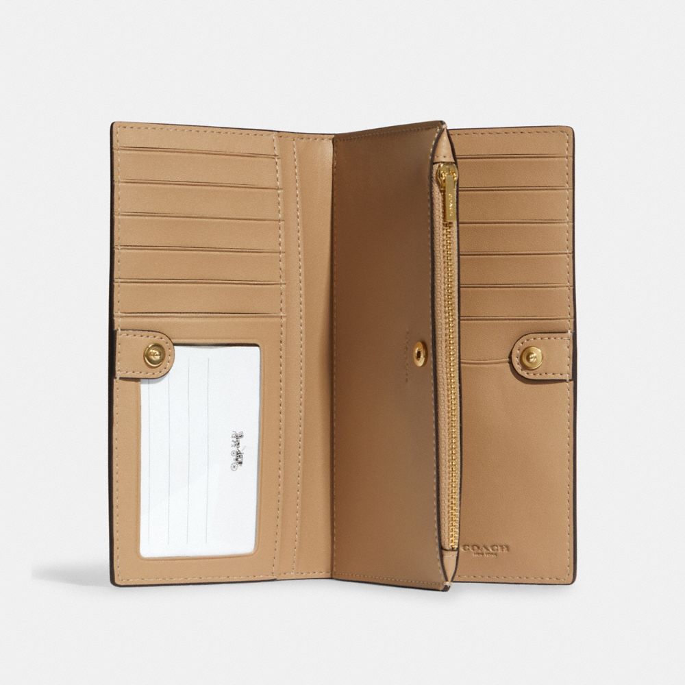 COACH®,スリム ジップ ウォレット ウィズ ドリーミー ランド フローラル プリント,長財布,