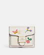 COACH®,PEPPER WALLET WITH DREAMY VEGGIE PRINT,Gold/Chalk Multi,Front View