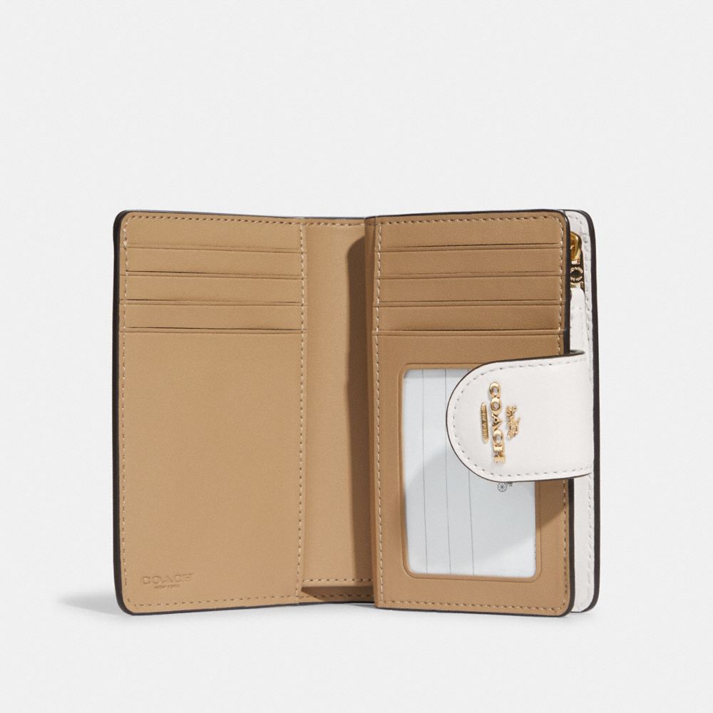 COACH® Outlet | Medium Corner Zip Wallet In Signature Canvas