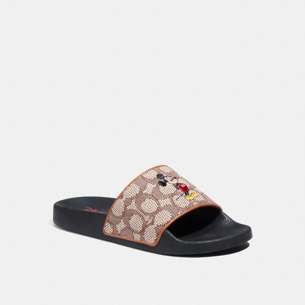 COACH Disney X Coach Sport Slide In Signature Textile Jacquard