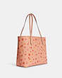 COACH®,CITY TOTE BAG WITH MYSTICAL FLORAL PRINT,Gold/Faded Blush Multi,Angle View