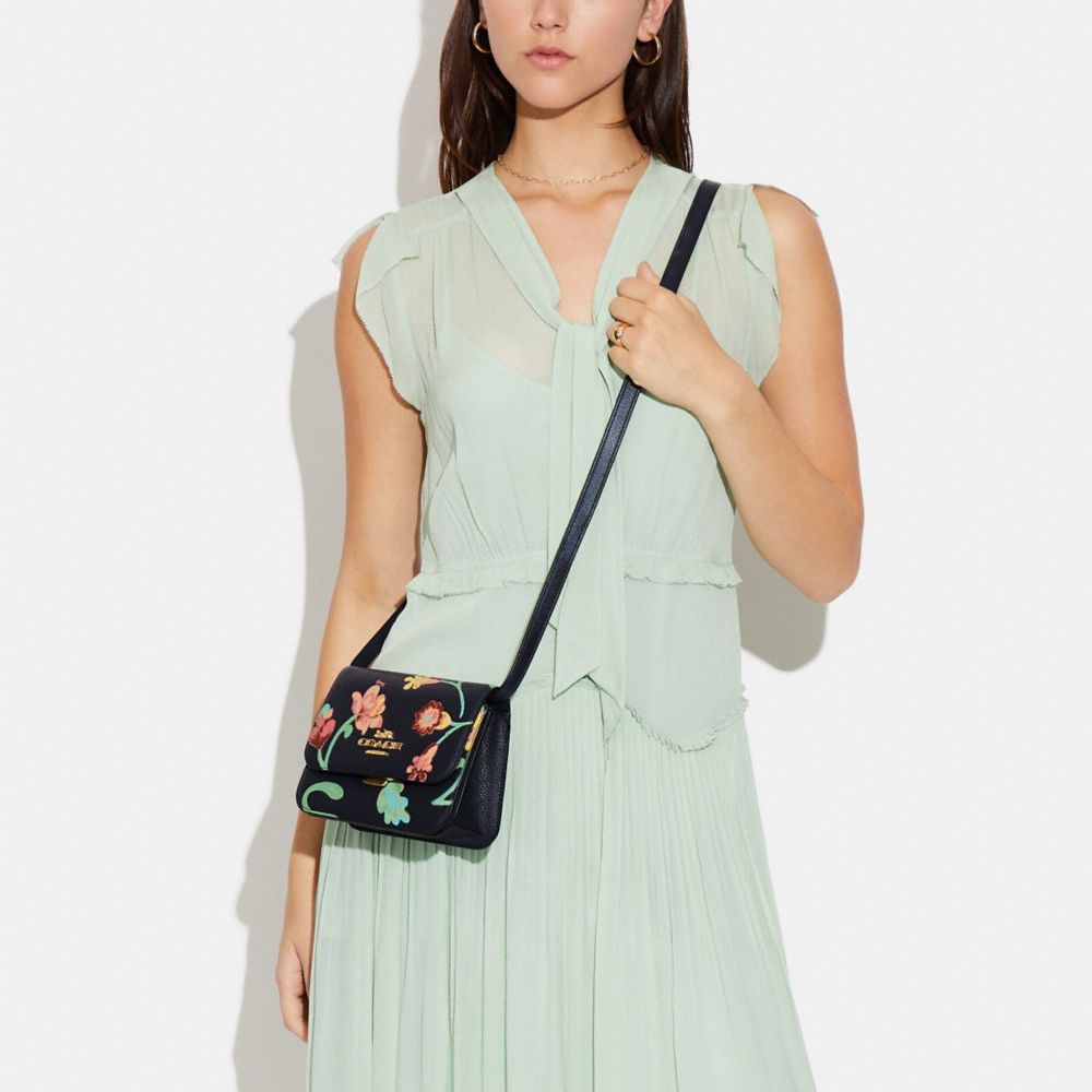 COACH®,Mini Brynn Crossbody With Dreamy Land Floral Print,,Detail View
