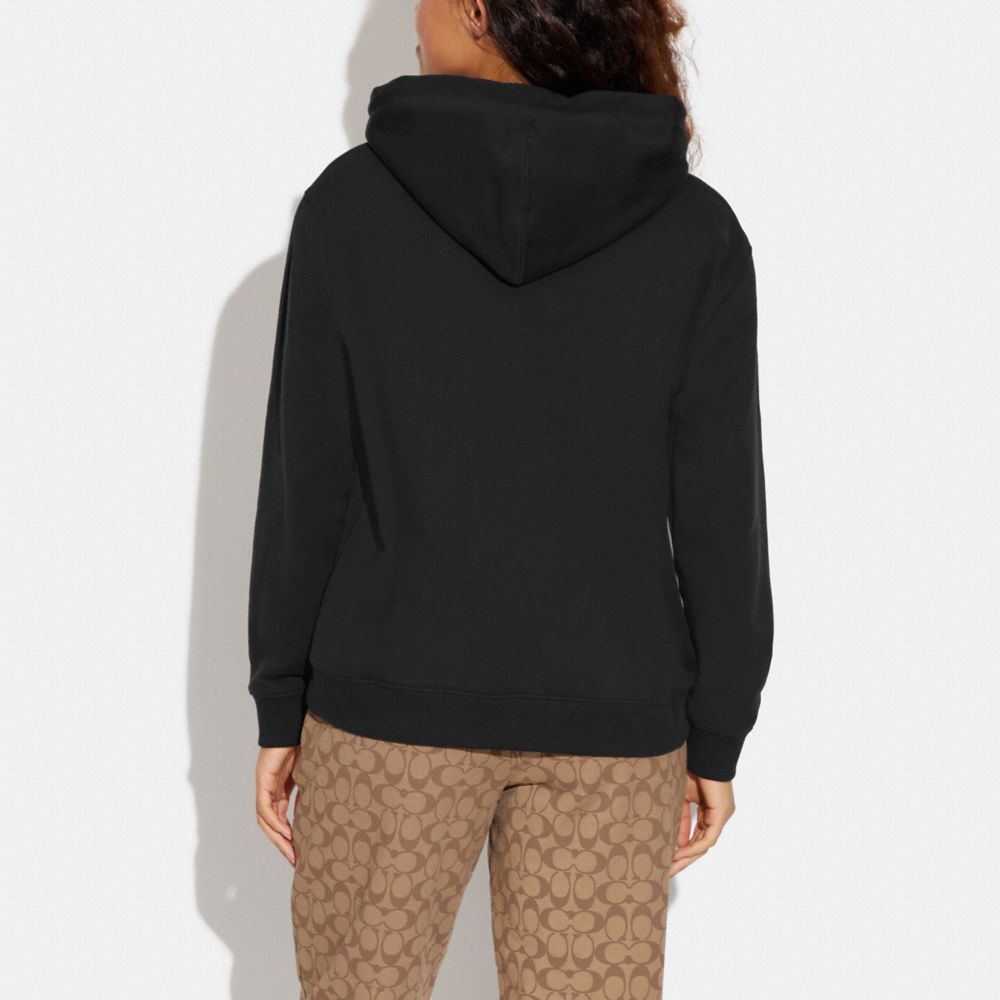 Coach Outlet Signature Hoodie - Black - Medium