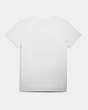 COACH®,SIGNATURE T-SHIRT IN ORGANIC COTTON,Fabric,White,Back View