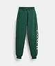 COACH®,ESSENTIAL JOGGERS,Fabric,Hunter Green,Front View