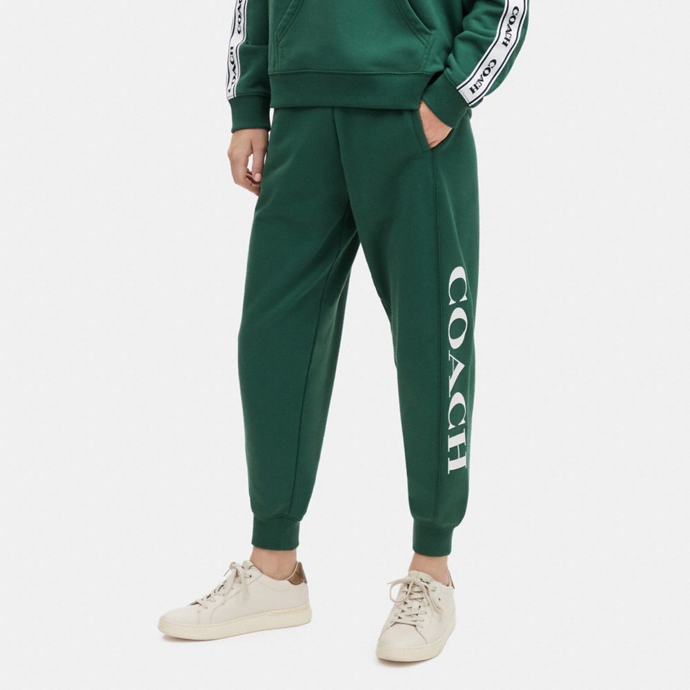COACH®,ESSENTIAL JOGGERS,Hunter Green,Scale View