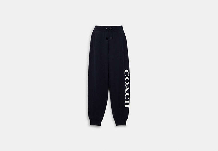 COACH®,ESSENTIAL JOGGERS,Fabric,Navy,Front View