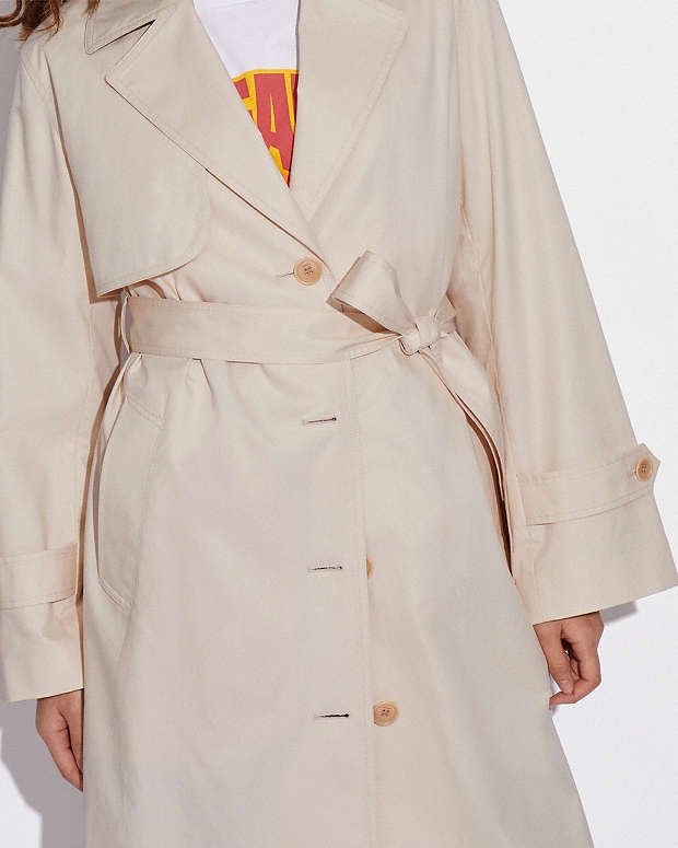 COACH OUTLET® | Light Trench With Side Slit