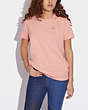 COACH®,RAINBOW SIGNATURE T-SHIRT,Pink,Scale View