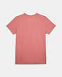 COACH®,RAINBOW SIGNATURE T-SHIRT,Pink,Back View
