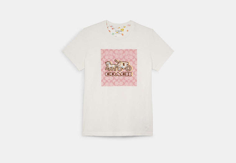 Spring Horse And Carriage Signature T Shirt