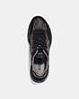 COACH®,CITYSOLE RUNNER,Leather,Black,Inside View,Top View