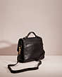 COACH®,VINTAGE COURT BAG,Glovetanned Leather,Brass/Black,Angle View
