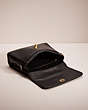 COACH®,VINTAGE COURT BAG,Glovetanned Leather,Brass/Black,Inside View,Top View