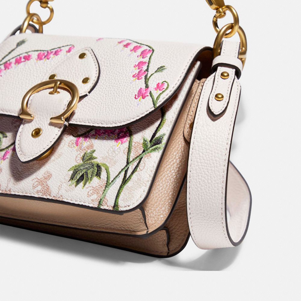 COACH®,Upcrafted Beat Shoulder Bag 18 With Horse And Carriage Print And Painted Detail,,Detail View