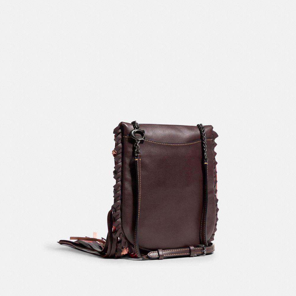 Coach saddle bag with on sale fringe