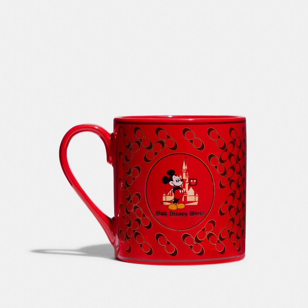 Disney - Mickey & Minnie - Stackable Espresso cups 'red' + saucers