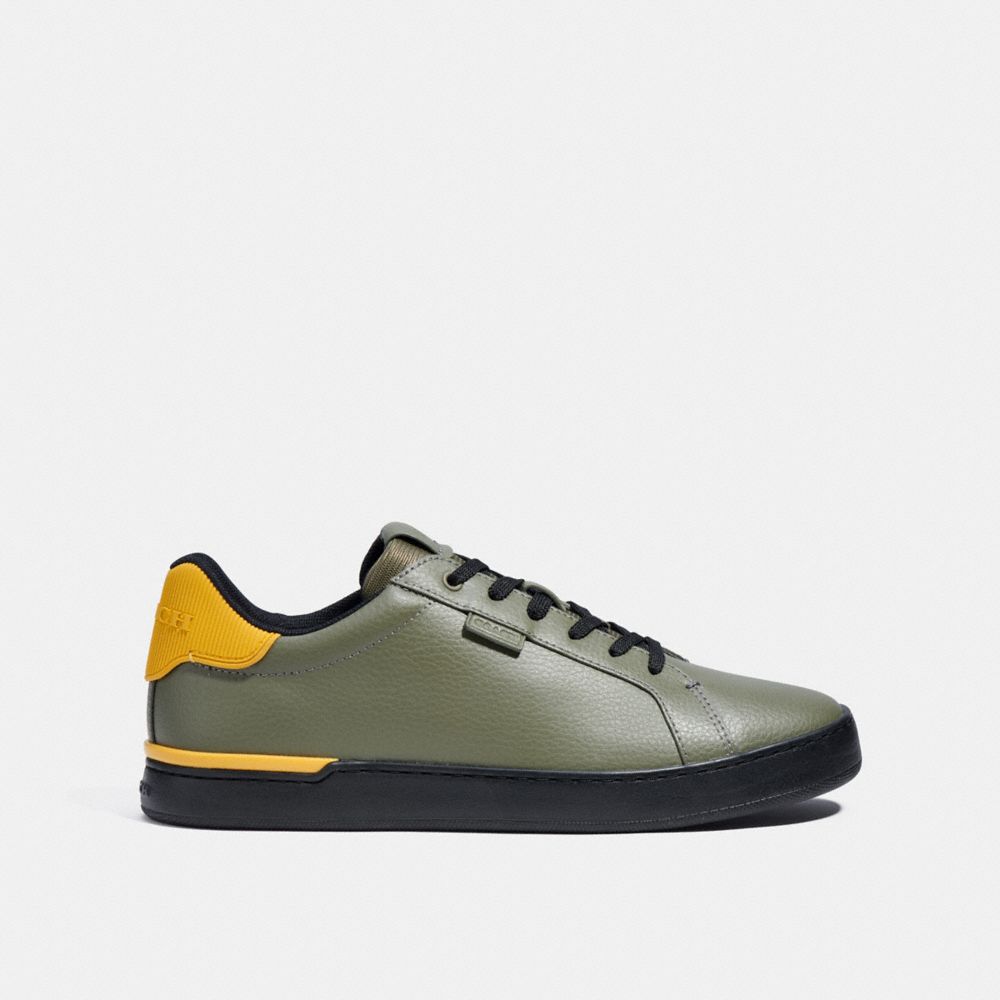 Shop COACH Lowline Coated Canvas Sneakers