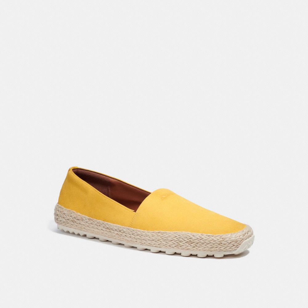 COACH®,ESPADRILLE,Canary,Front View