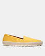 COACH®,ESPADRILLE,Suede,Canary,Angle View