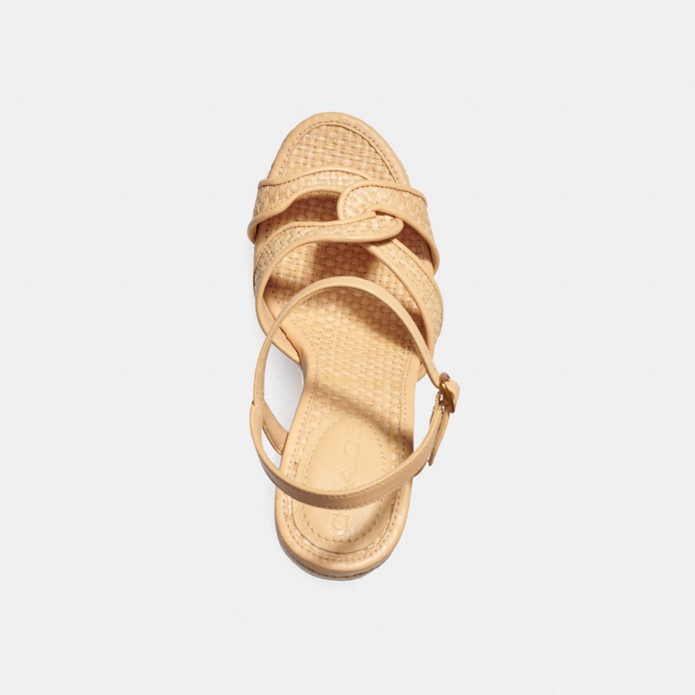 COACH®,Talina Sandal,,Inside View,Top View