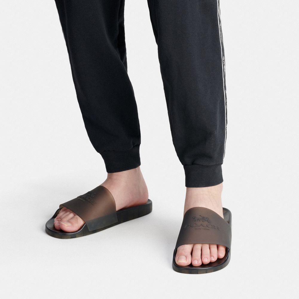 Clear clearance black slides