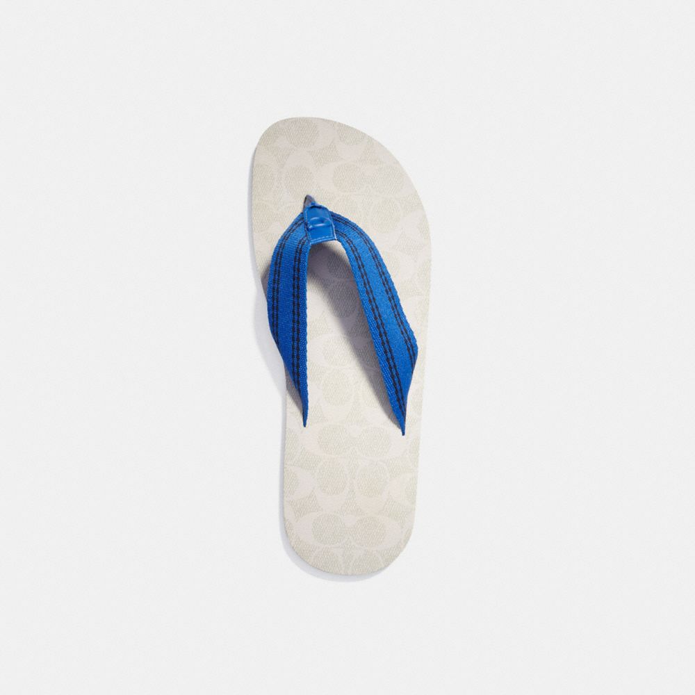 COACH®,Flip Flop,,Inside View,Top View