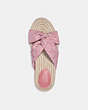 COACH®,CHARLI ESPADRILLE,Signature Jacquard,Pink,Inside View,Top View