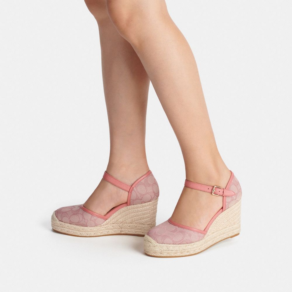 Pink espadrille clearance