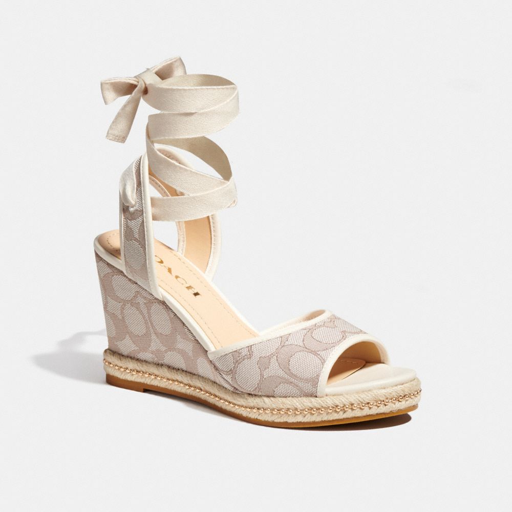 Coach and four hot sale verona wedge sandal