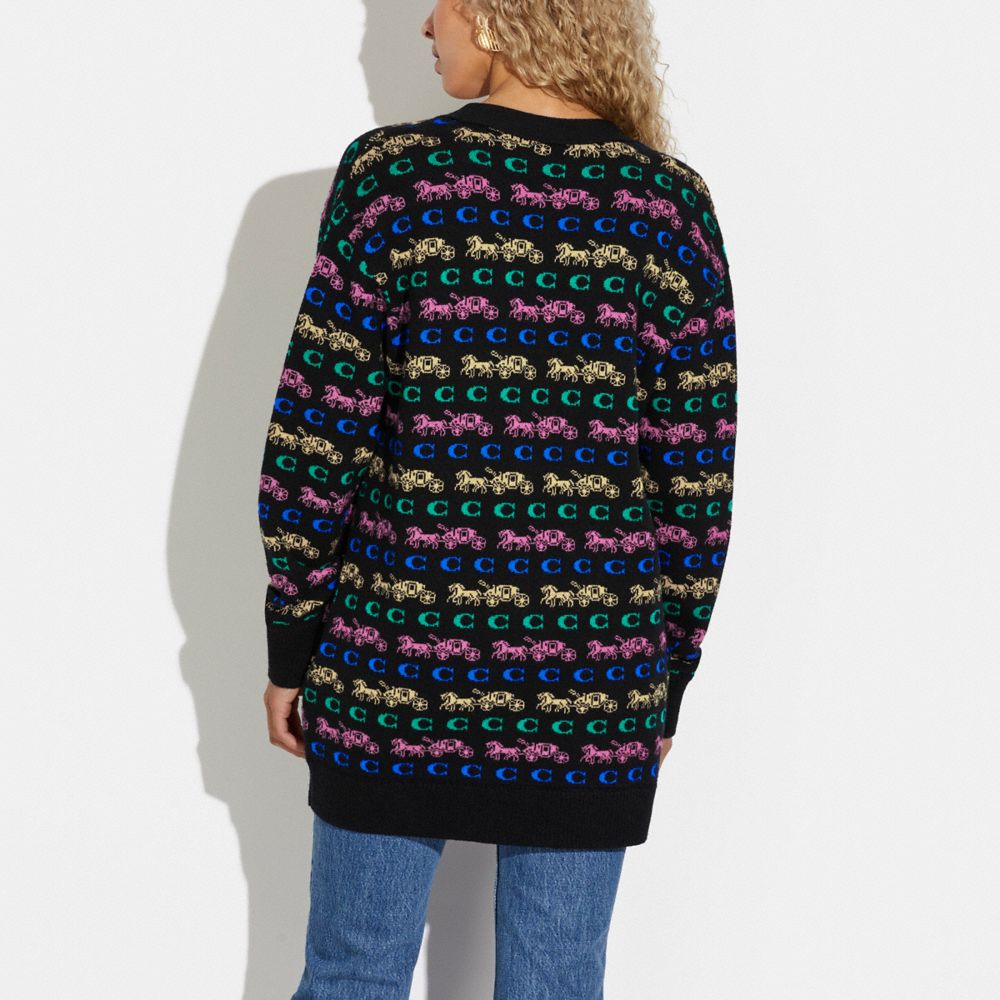 Cardigan Cheval Et Chariot