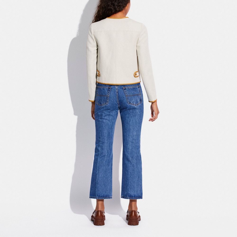 Veste En Toile Avec Gallons Bonnie